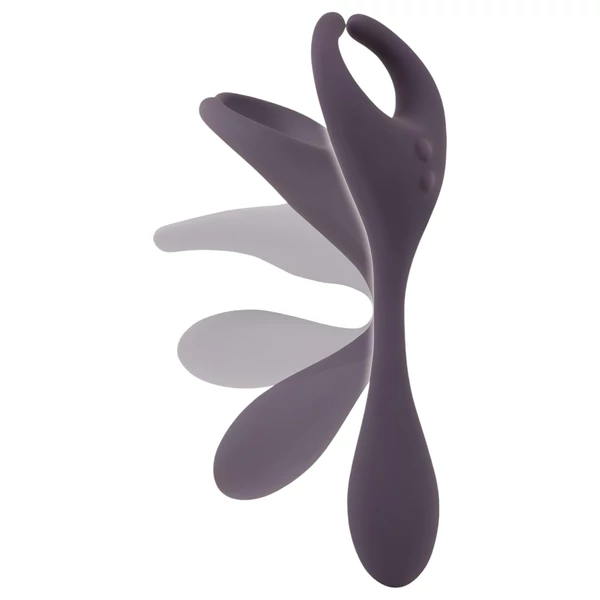 Couples Choice - akkus, rádiós 2 motoros vibrátor (lila)