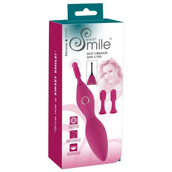 SMILE - Spot - akkus, csiklóvibrátor szett - lila (3 részes)