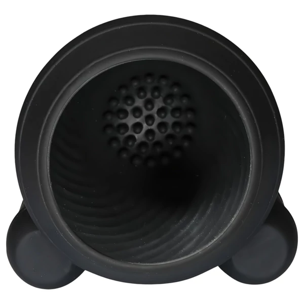 Rebel - akkus, 2 motoros makkvibrátor (fekete)