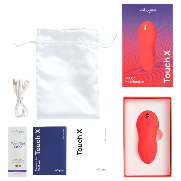 We-Vibe Touch X - akkus, vízálló csikló vibrátor (korall)