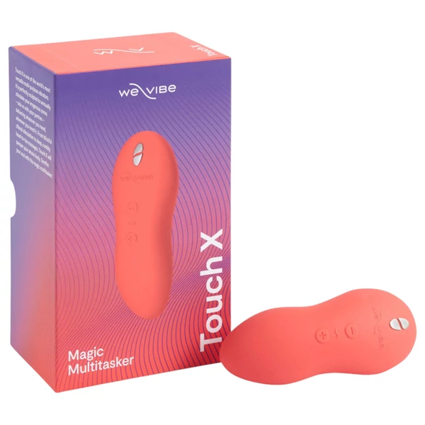 We-Vibe Touch X - akkus, vízálló csikló vibrátor (korall)