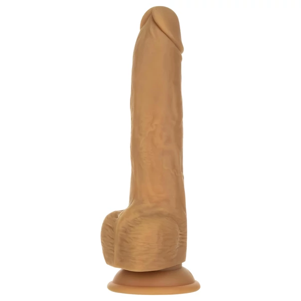 Naked Addiction Thrusting 9 - lökő vibrátor - sötét (23cm)