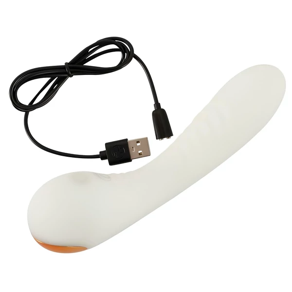 You2Toys Glow in the dark - foszforeszkáló G-pont vibrátor (fehér)