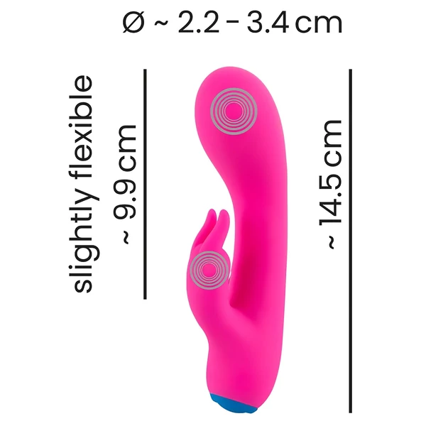 You2Toys bunt. - akkus, vízálló csiklókaros vibrátor (pink)