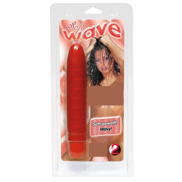 You2Toys - Lágy hullámok vibrátor - vörös
