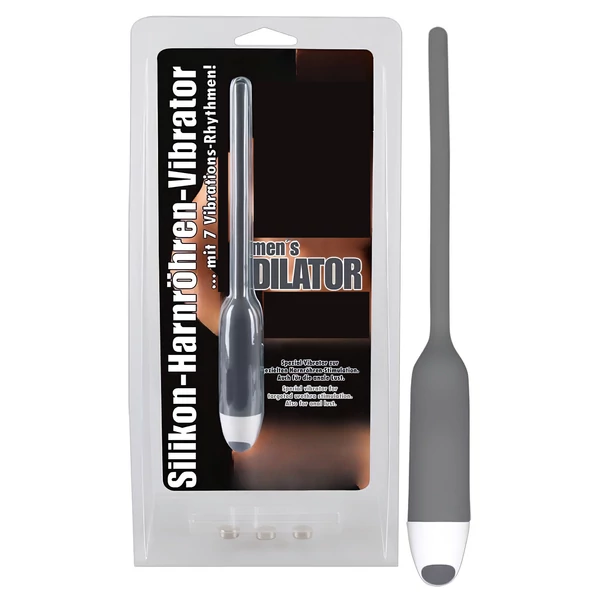 You2Toys - DILATOR - szilikon dilátor vibrációval - szürke (6mm)