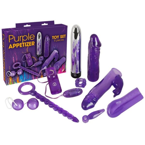 Purple Appetizer - vibrátoros készlet (9 részes)