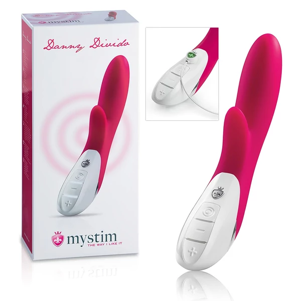 mystim Danny Divido - csiklóizgató vibrátor (pink)