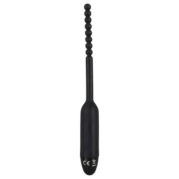 You2Toys Pearl Dilator - gömbös húgycső vibrátor - 0,8cm (fekete)