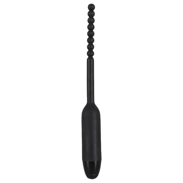 You2Toys Pearl Dilator - gömbös húgycső vibrátor - 0,8cm (fekete)