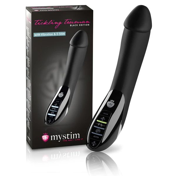 mystim Black Edition Tickling Truman - elektro-stimulációs vibrátor