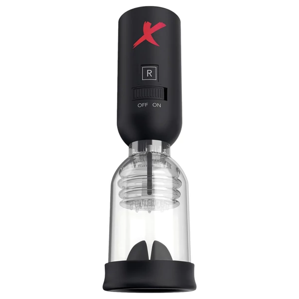 PDX Elite Tip Teazer - automata makkszívó vibrátor (fekete)