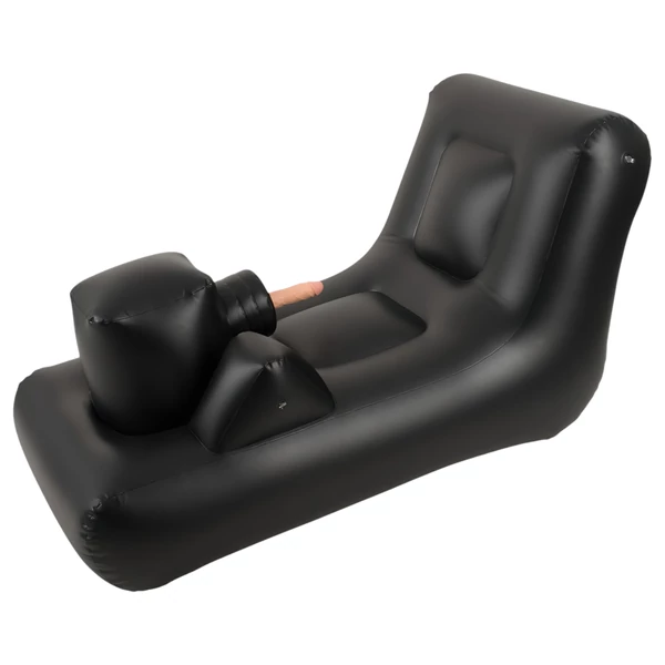 Dark Magic - elemes szexgép ággyal (fekete)