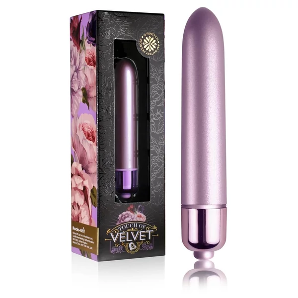 Touch of Velvet - mini rúzsvibrátor (10 ritmusú) - lila