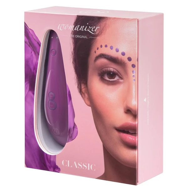 Womanizer Classic - vízálló csiklóizgató (lila)