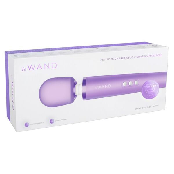 Le Wand Petite - exkluzív, akkus masszírozó vibrátor (lila)