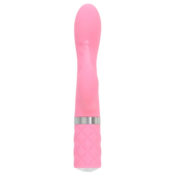Pillow Talk Kinky - akkus, 2 motoros G-pont vibrátor (pink)