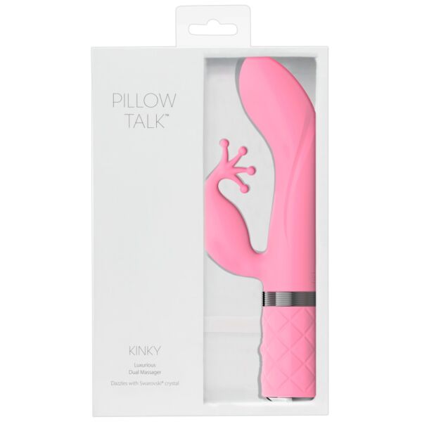  Pillow Talk Kinky - akkus, két morotos G-pont vibrátor (pink)