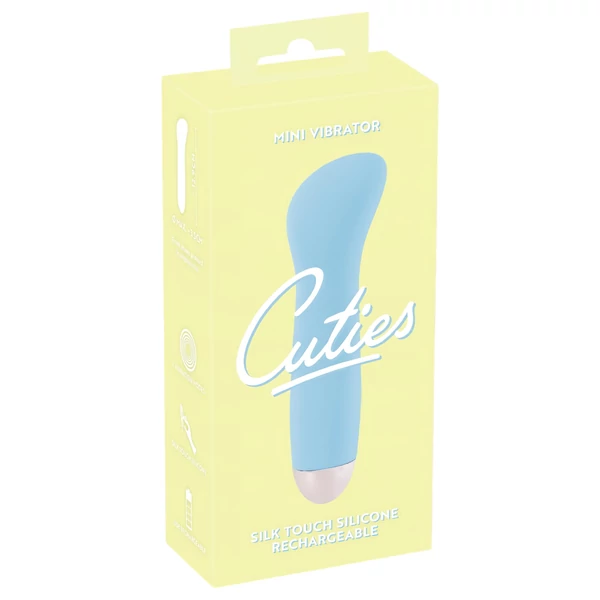 Cuties Mini Blue - akkus, G-pont vibrátor (türkiz)