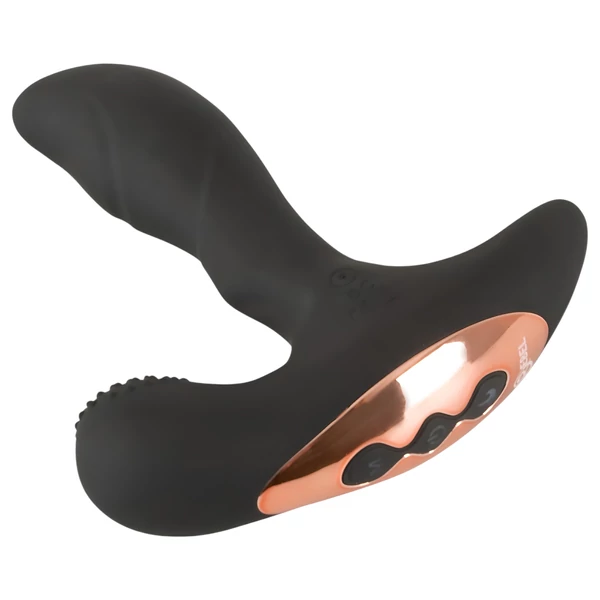 Rebel - rádiós melegítő prosztata vibrátor (fekete)