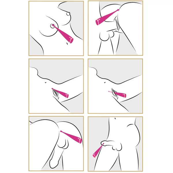 Couples Choice - akkus csikló vibrátor (pink)