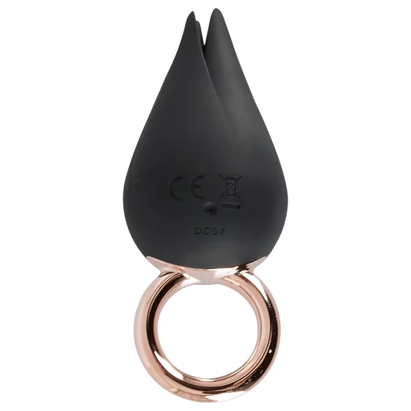 Belou - akkus, vízálló csikló vibrátor (fekete)