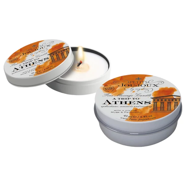 Petits Joujoux Athens - masszázsgyertya - pézsma-parfüm (43ml)
