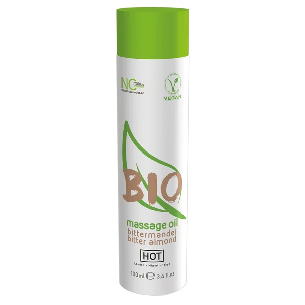 HOT BIO - vegán masszázsolaj - mandula (100ml)