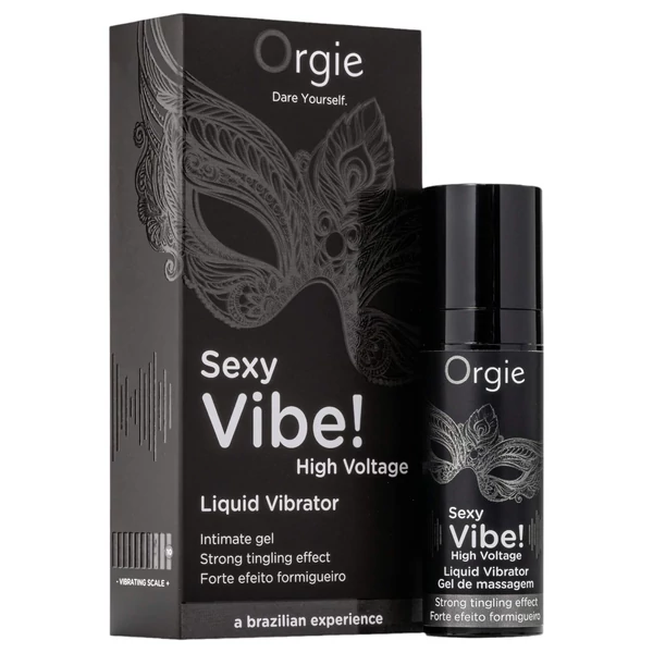 Orgie Sexy Vibe High Voltage - unisex folyékony vibrátor (15ml)