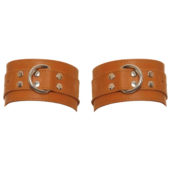 ZADO - bőr csukló bilincs (barna)