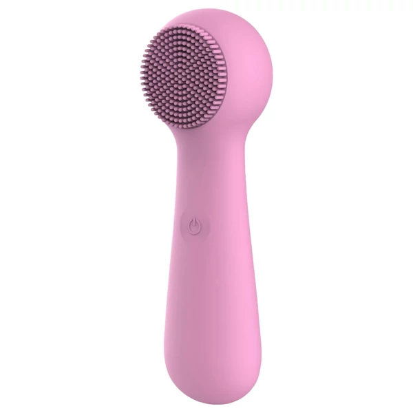FaceClean - akkus, vízálló arc masszírozó készülék (pink)