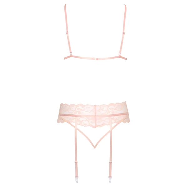 Kissable - csipke fehérnemű szett (pink)