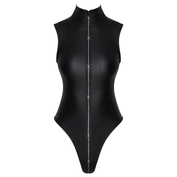 Cottelli - fényes hatású body (fekete)