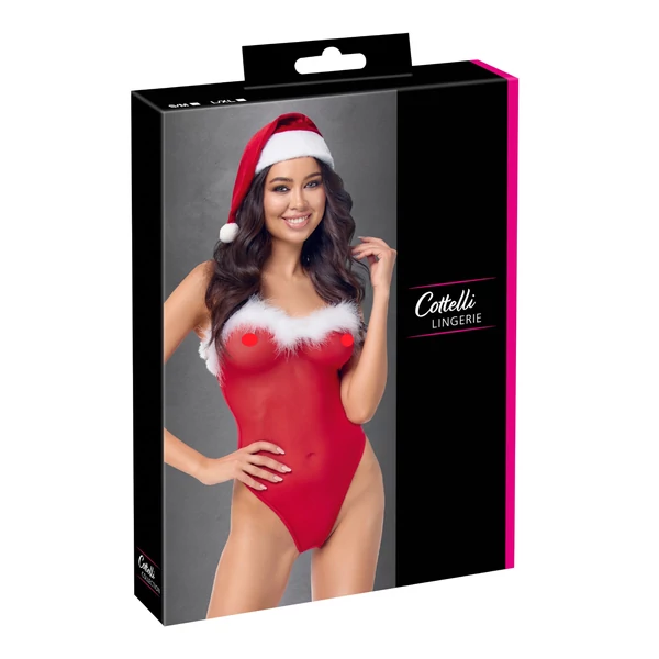 Cottelli - karácsonyi body szett (piros)