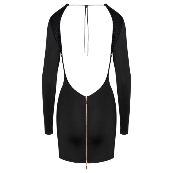 Cottelli - nyitott hátú miniruha (fekete)