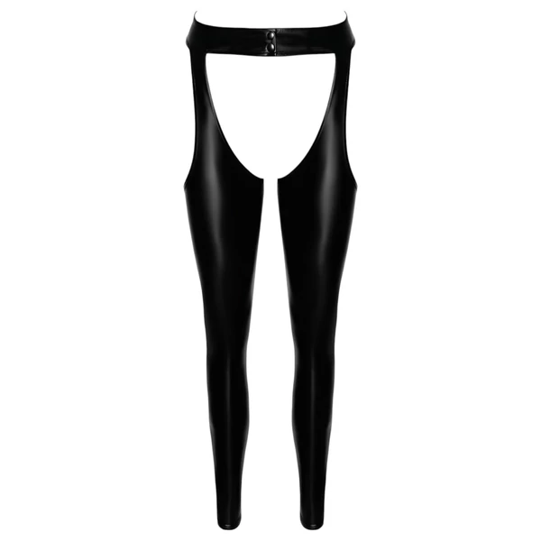 Noir - fényes harisnya - chaps (fekete)