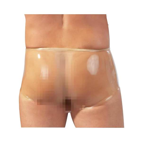 LATEX - boxer + péniszköpeny (natúr)