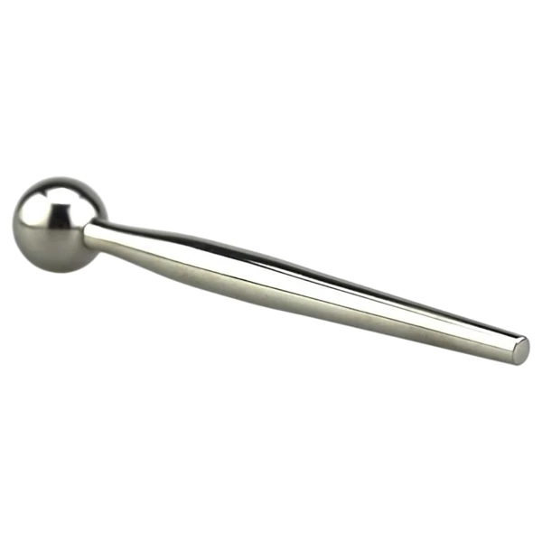 FukR - fém, gömbös dilátor - 8cm (ezüst)