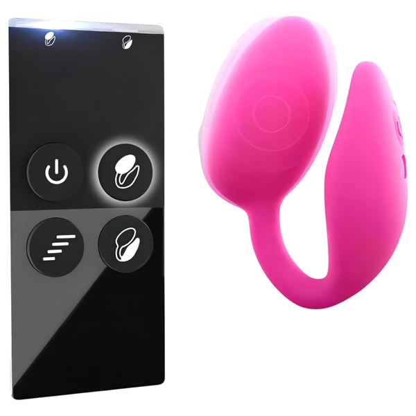 Love to Love Wonderlove - 2in1 csikló vibrátor (pink)