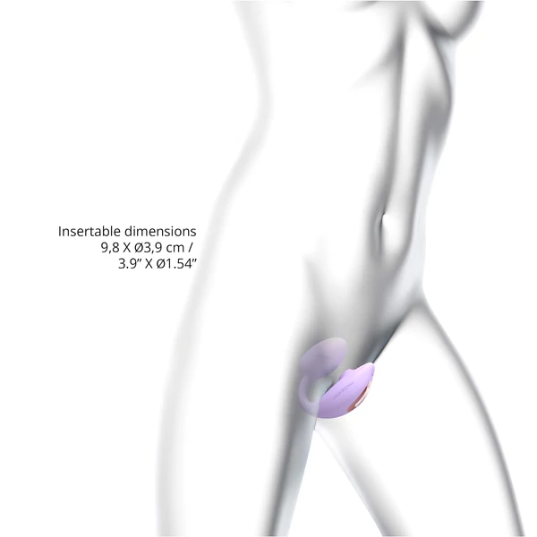 Love to Love Wonderlover - csiklóizgató G-pont vibrátor (lila)