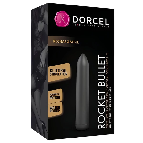 Dorcel Rocket Bullet - akkus rúdvibrátor (fekete)