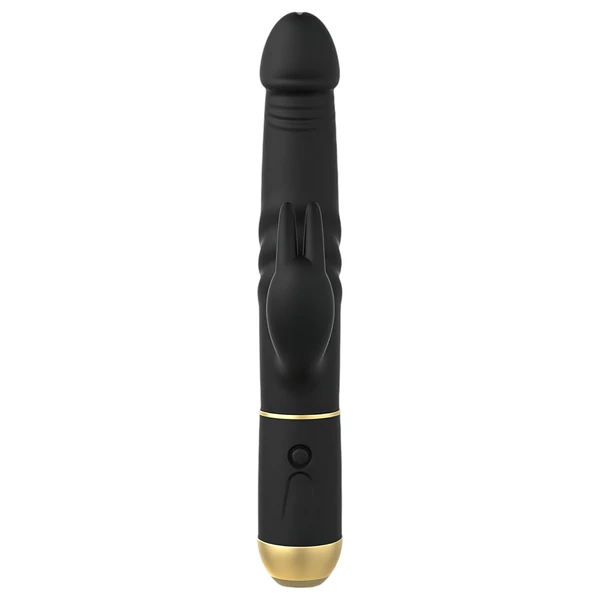 Dorcel Furious Rabbit 2.0 - lökő csiklókaros vibrátor (fekete)