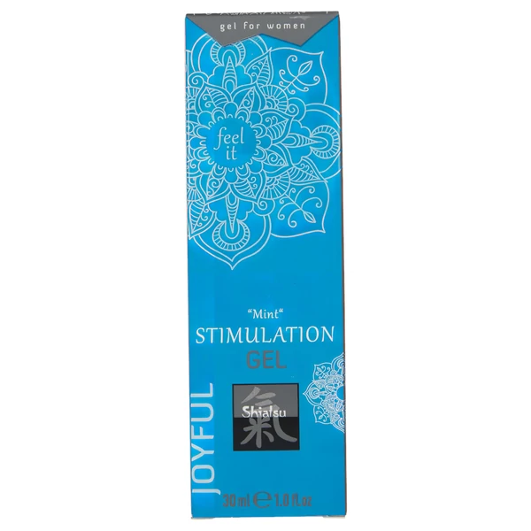 HOT Shiatsu Joyful - stimuláló krém nőknek - menta (30ml)