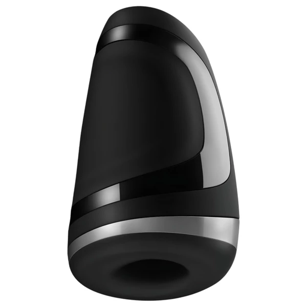 Satisfyer Men Heat Vibration - melegítő makkvibrátor (fekete)