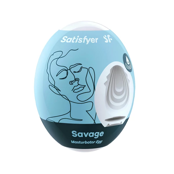 Satisfyer Egg Savage - tojás maszturbátor (1db)