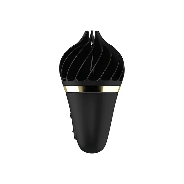Satisfyer Sweet Treat - akkus, forgó csikló vibrátor (fekete)