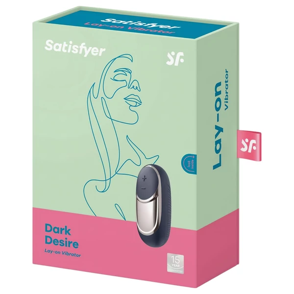 Satisfyer Dark Desire - akkus csikló vibrátor (fekete)