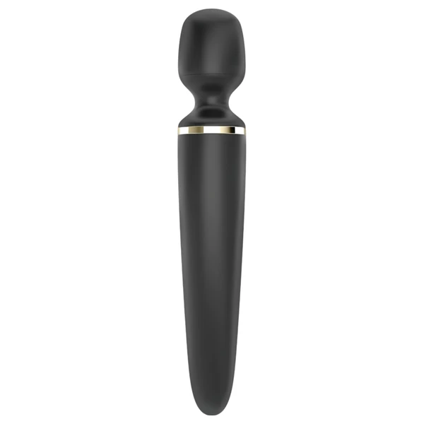 Satisfyer Wand-er Woman - vízálló masszírozó vibrátor (fekete)