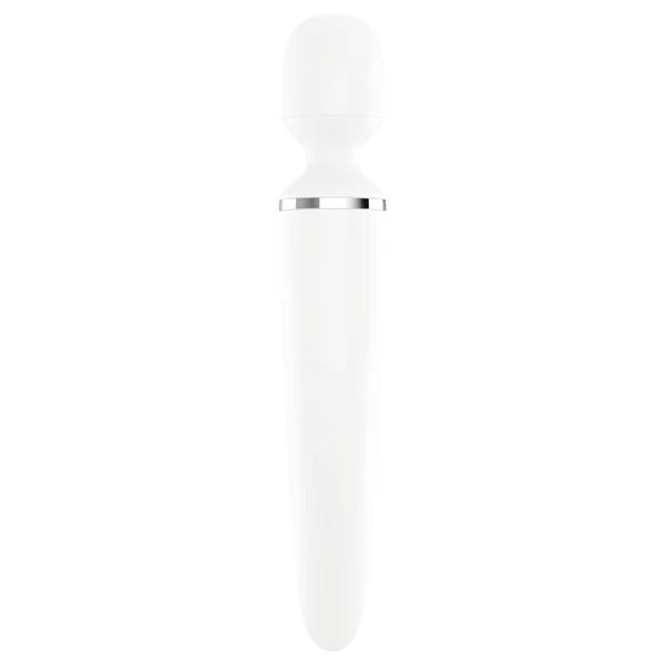 Satisfyer Wand-er Woman - vízálló masszírozó vibrátor (fehér)