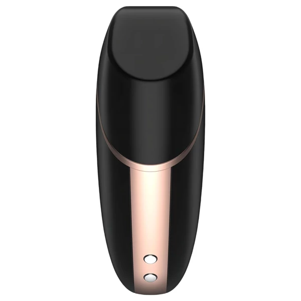 Satisfyer Love Triangle - okos léghullámos csiklóizgató (fekete)